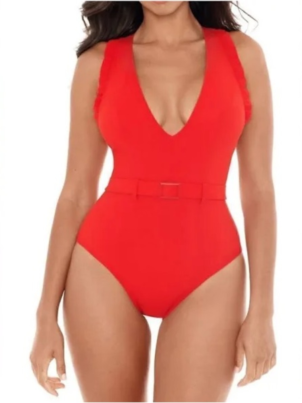 Cinch Skinny Dippers Jelly Beans Red One-Piece Swimsuit